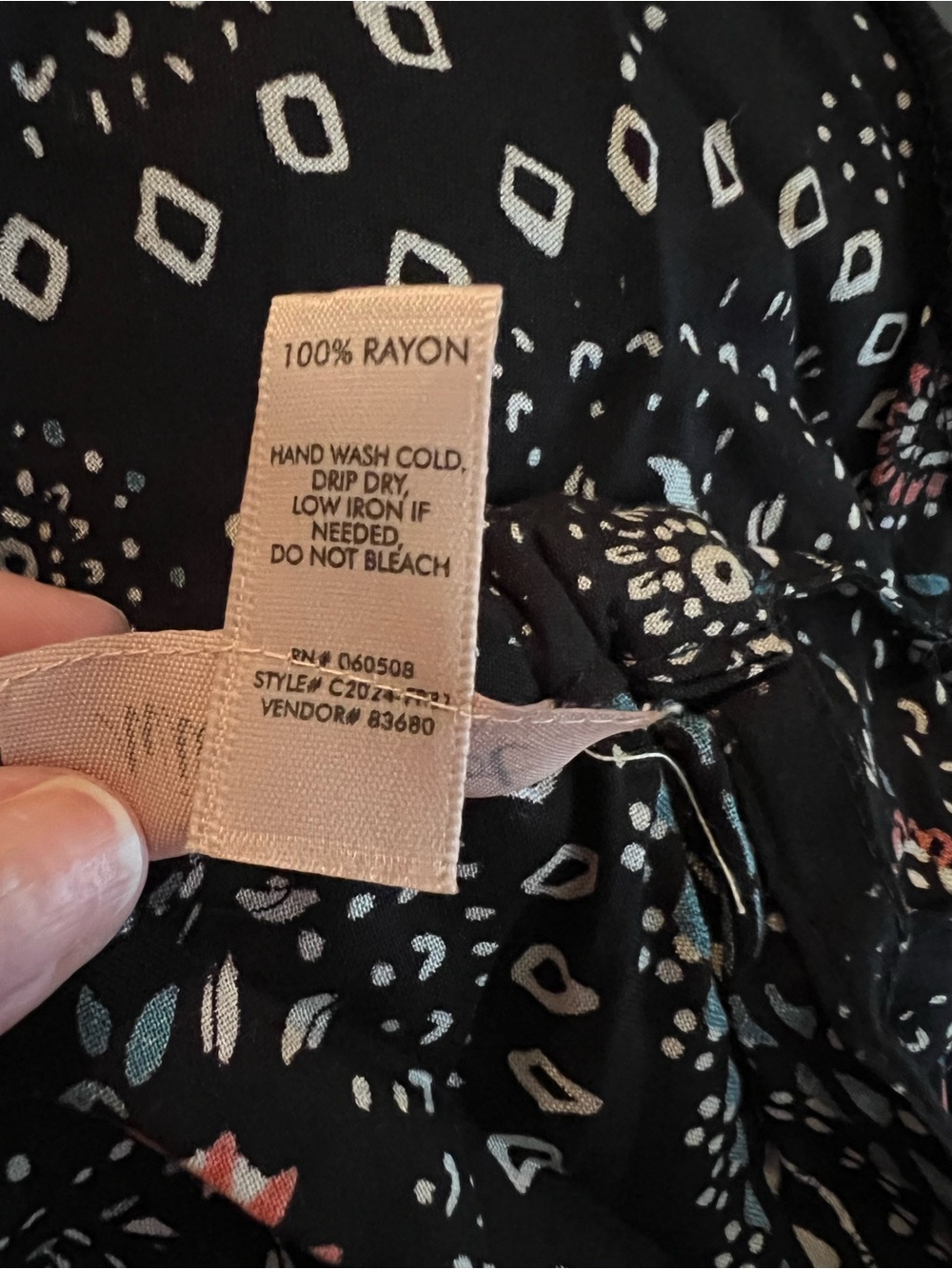 Sleeveless Black Bandana Print Handkerchief Hem Camisole - Picture 8 of 8